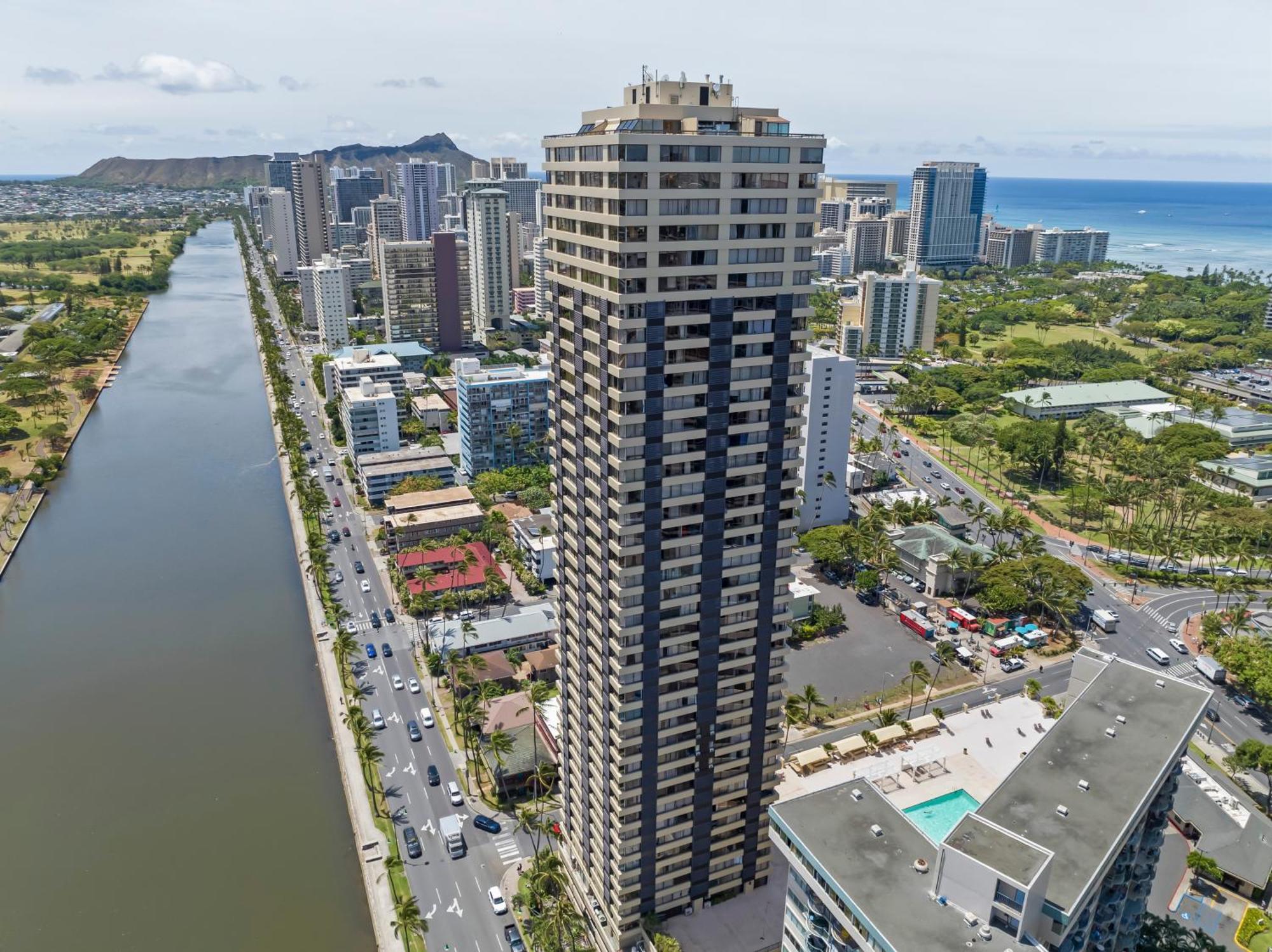 Hawaiian Monarch Penthouse 401 By Hawaii Ocean Club Apartment Honolulu Exterior photo